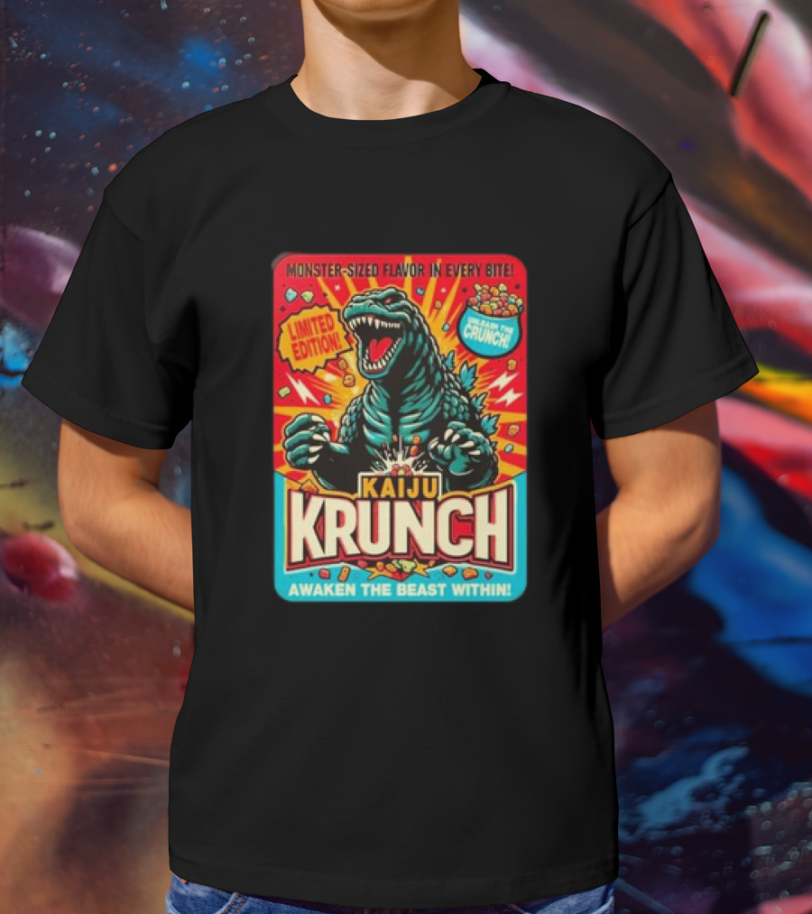 Kaiju Krunch Monster-Sized Flavor Awaken The Beast Within T-Shirt