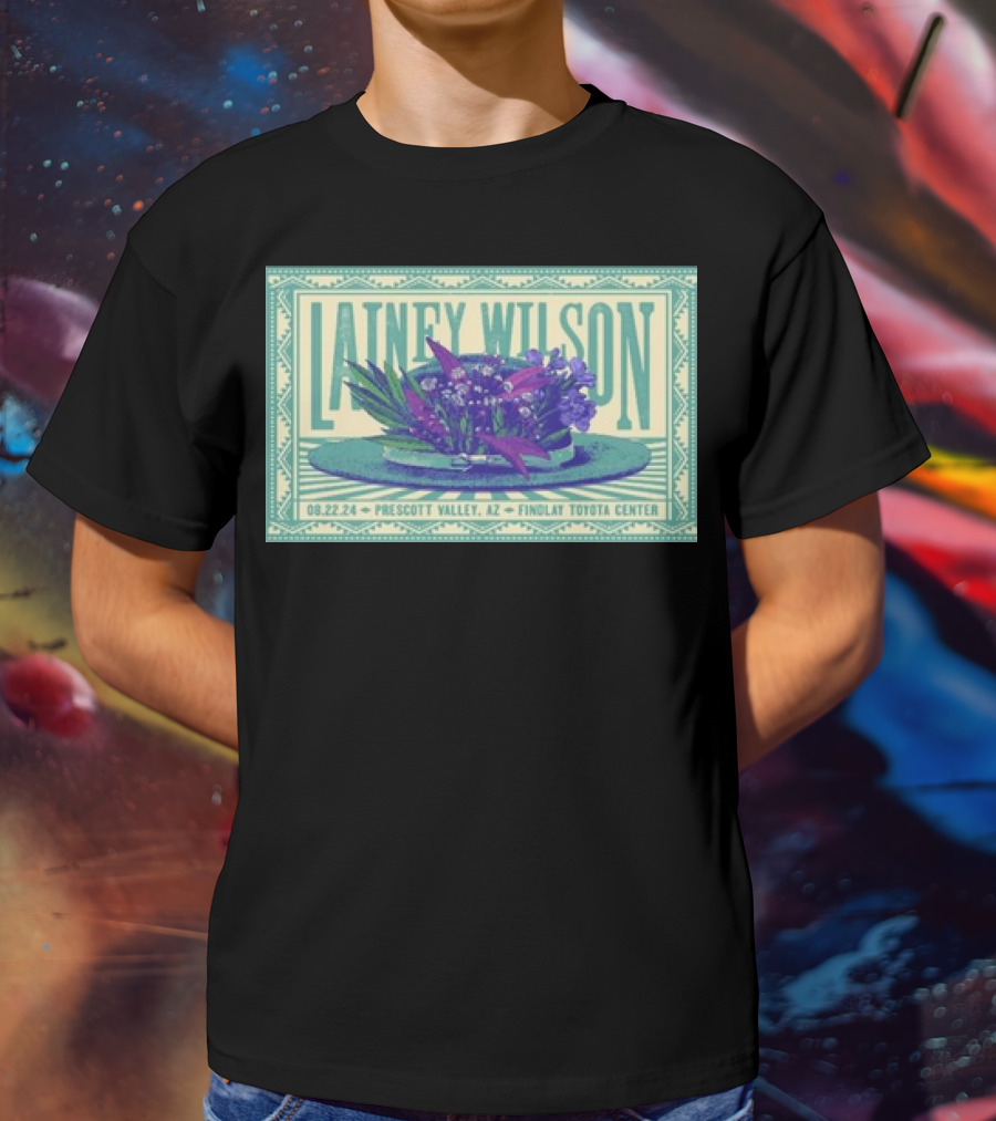 Lainey Wilson Prescott Valley AZ Findlay Toyota Center Aug 22 T-Shirt