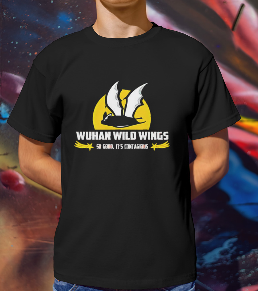 Wuhan Wild Wings So Good It's Contagious Bat T-Shirt