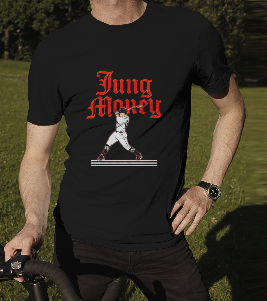Jung Money Baseball Swing Detroit T-Shirt