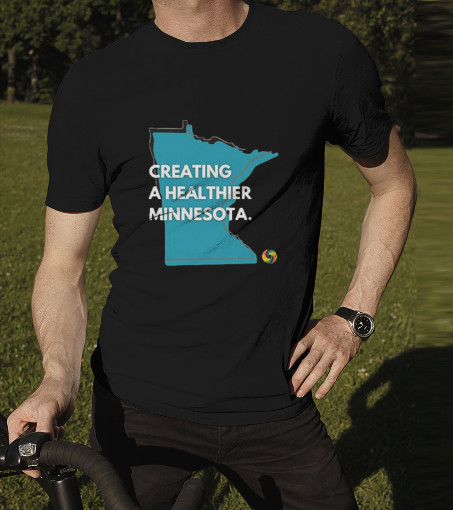Creating A Healthier Minnesota State Logo With Swirl T-Shirt