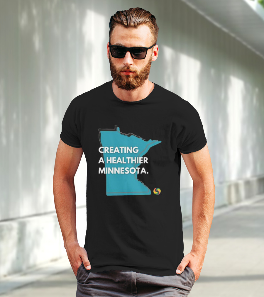 Creating A Healthier Minnesota State Logo With Swirl T-Shirt