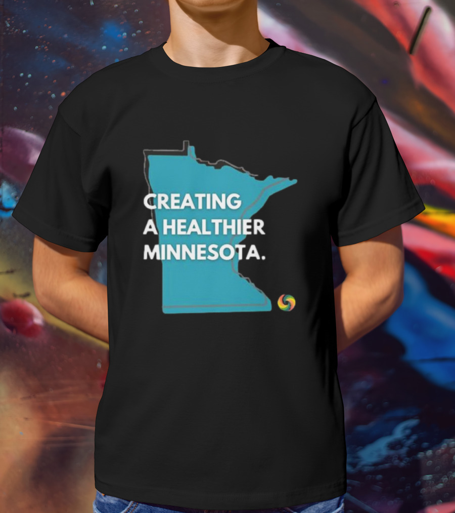 Creating A Healthier Minnesota State Logo With Swirl T-Shirt