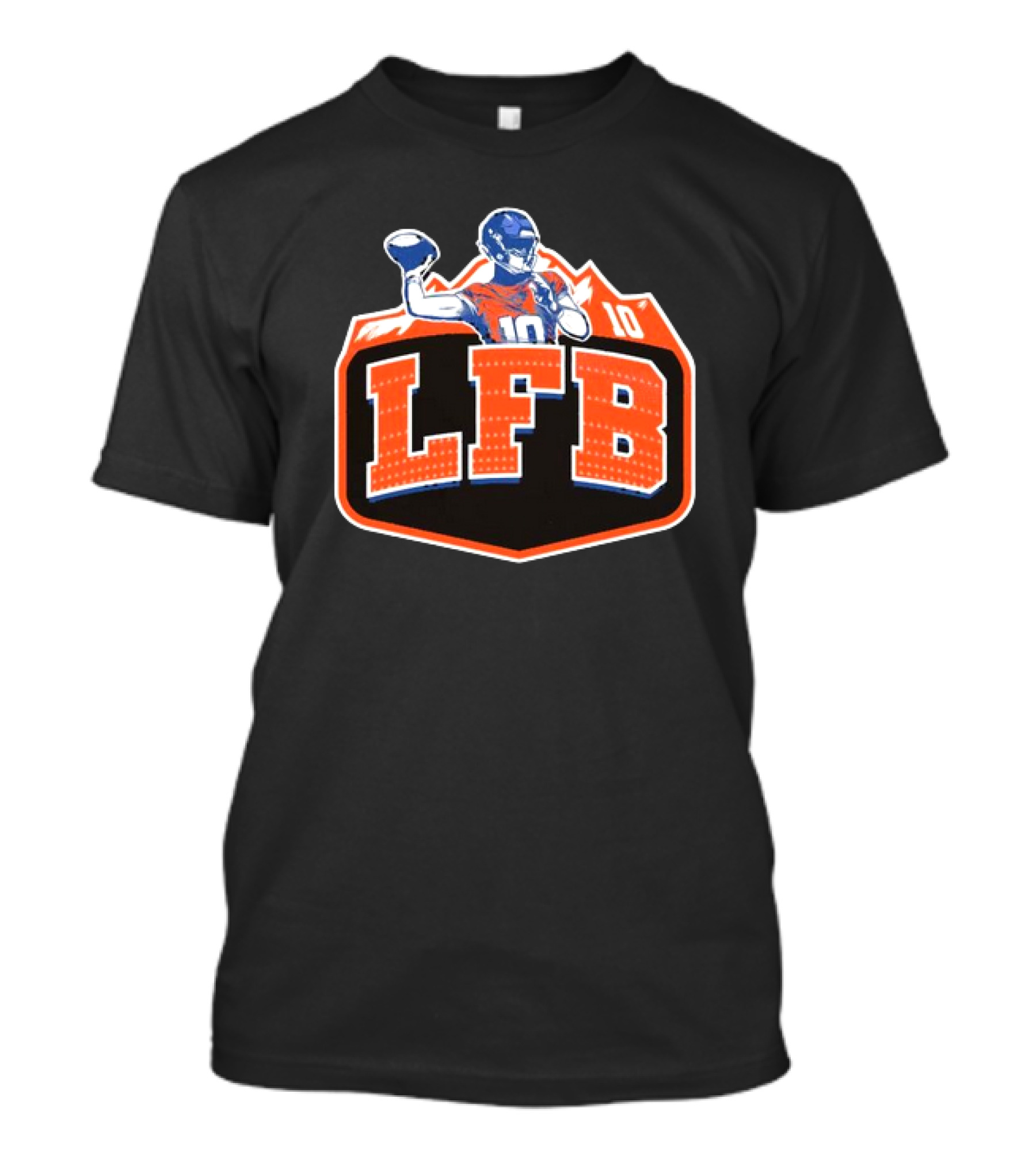 LFB 10 Denver Broncos Bo Nix T-Shirt