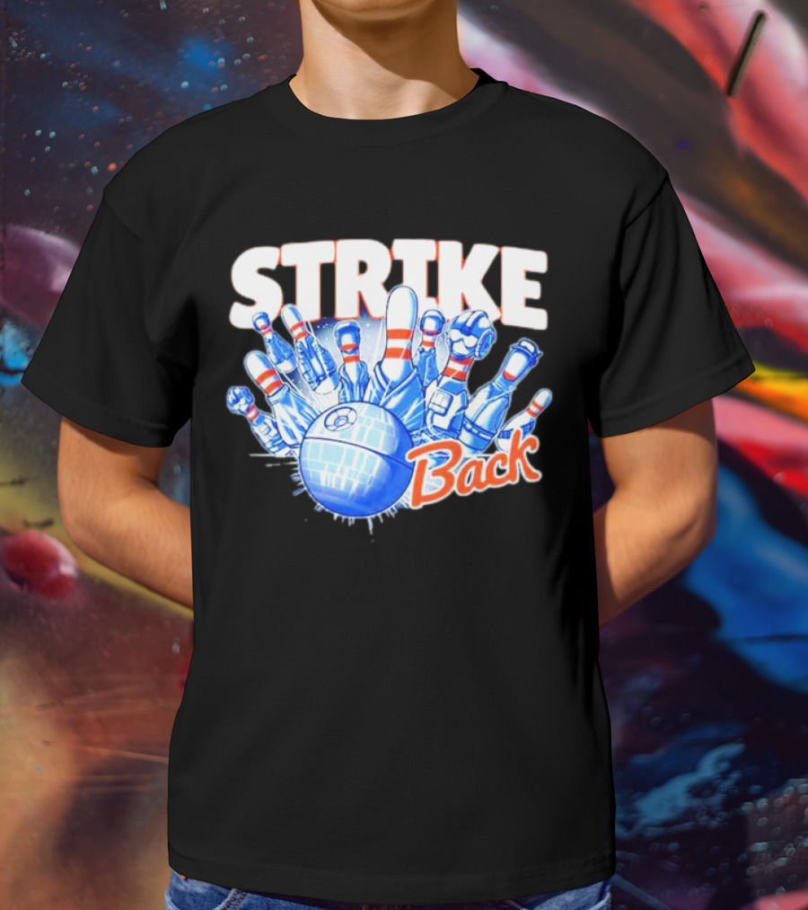 STRIKE Back Bowling And Star Wars Mashup T-Shirt