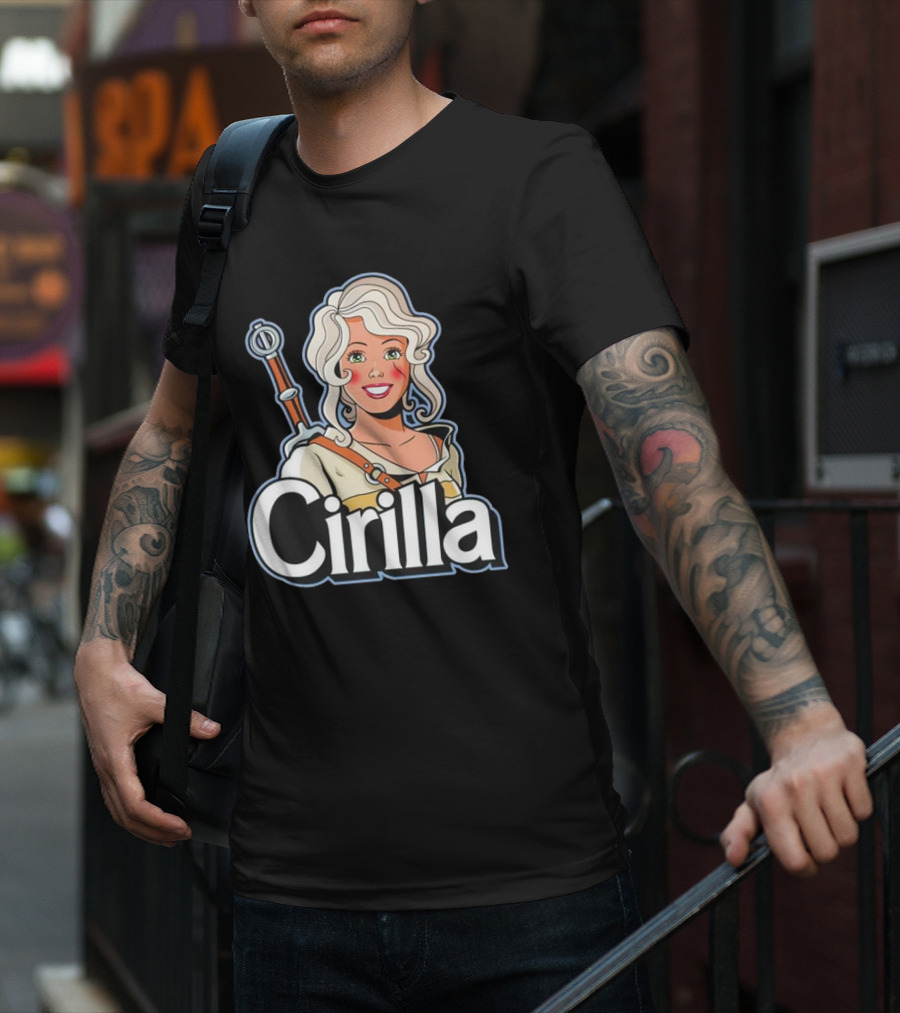 Cirilla Cartoon Style The Witcher Ciri T-Shirt