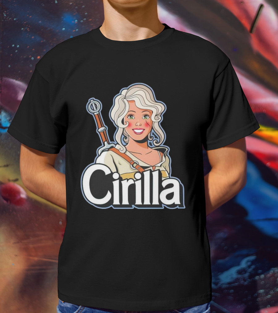 Cirilla Cartoon Style The Witcher Ciri T-Shirt