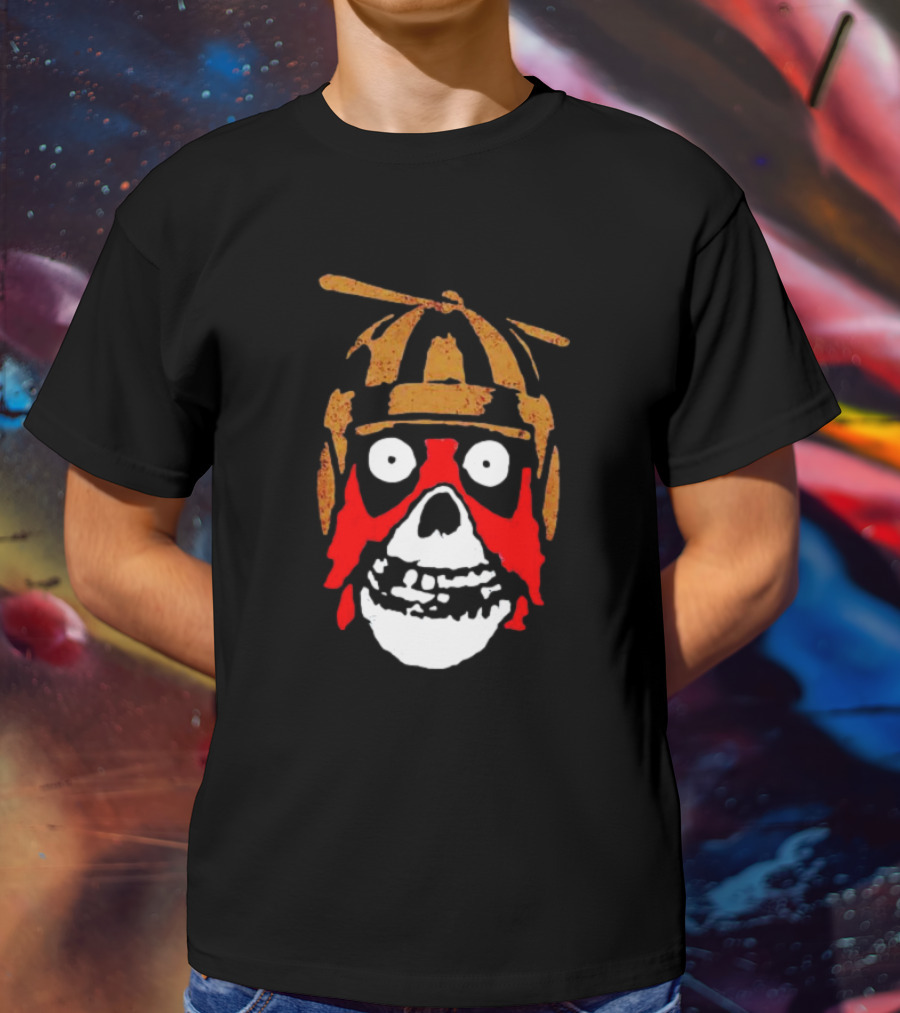 Headpool X Misfits Headpunk Skeleton Parody Crossover T-Shirt
