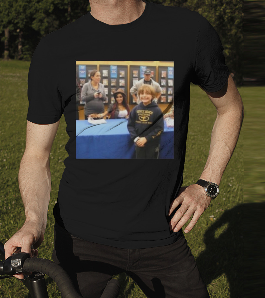 Jake Shane With Nicole Snooki Lavelle Venice Beach Surf Wear T-Shirt