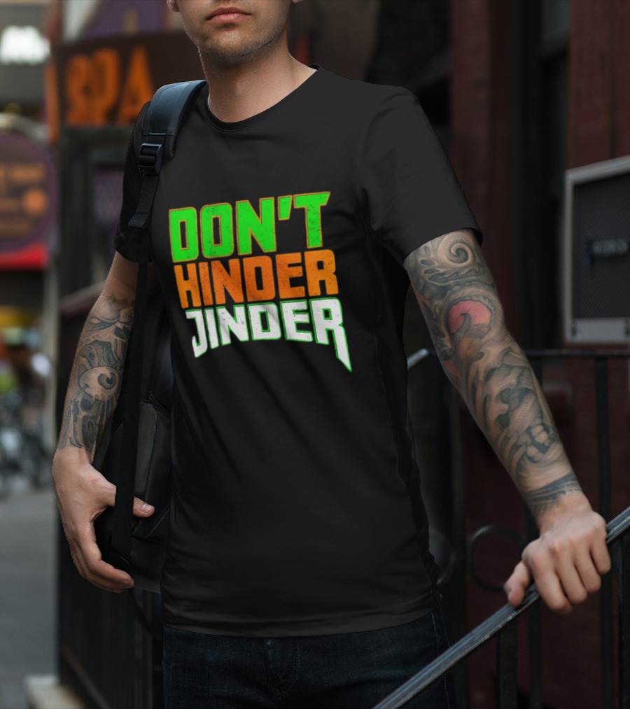 Jinder Mahal Don't Hinder Jinder Vibrant T-Shirt