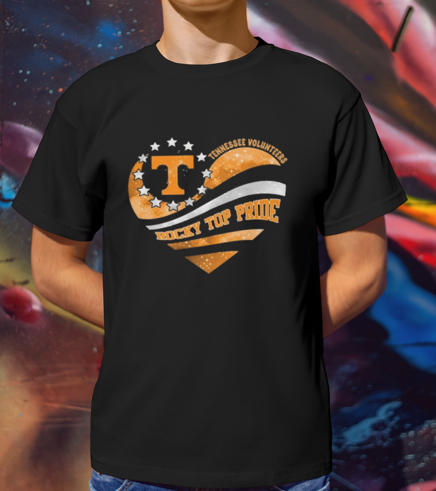 Tennessee Volunteers Heart T Rocky Top Pride T-Shirt