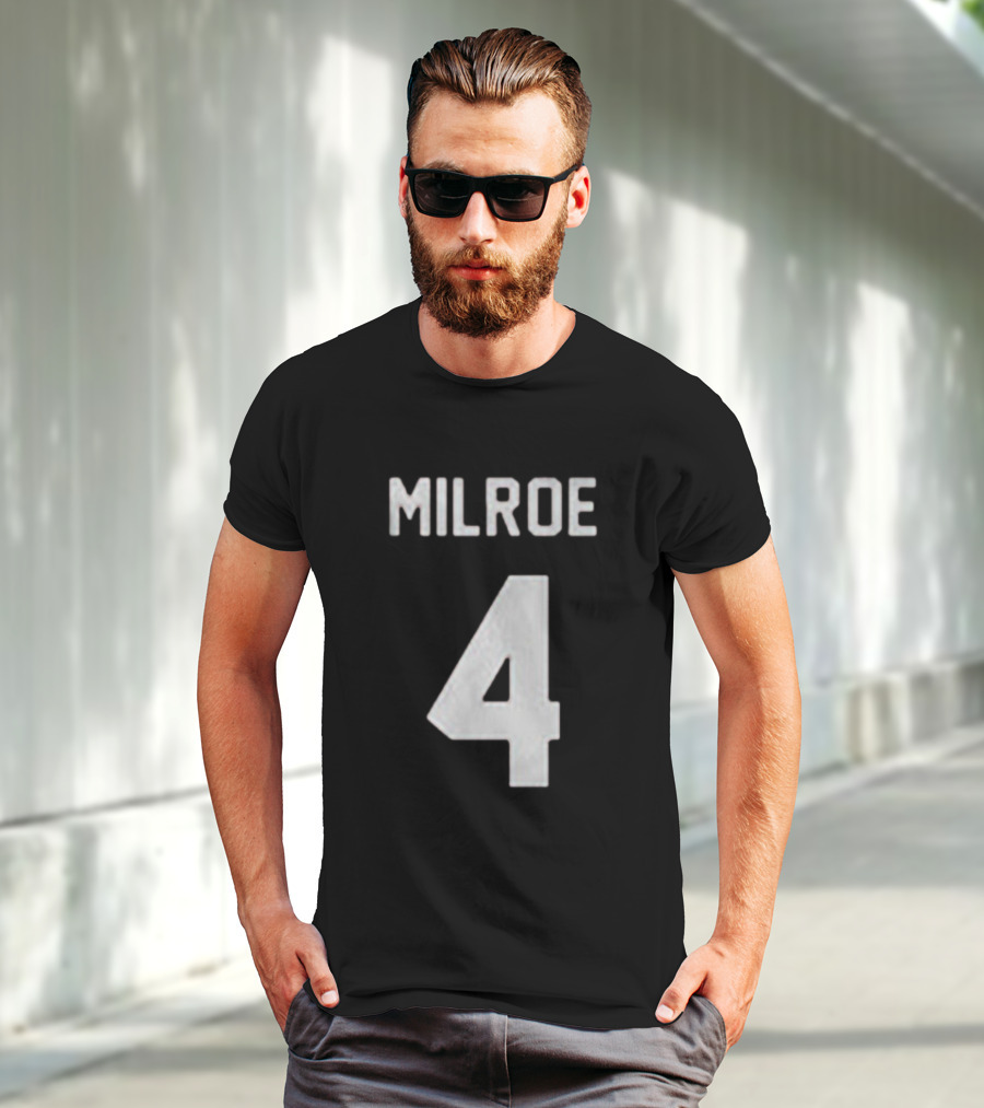 Alabama Football Milroe 4 Shirsey T-Shirt