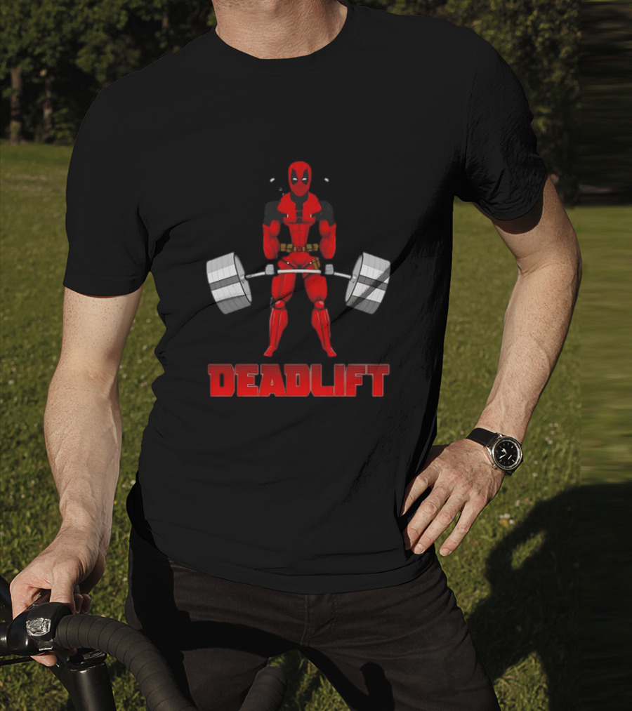 Deadpool Papa Swolio Deadlift T-Shirt