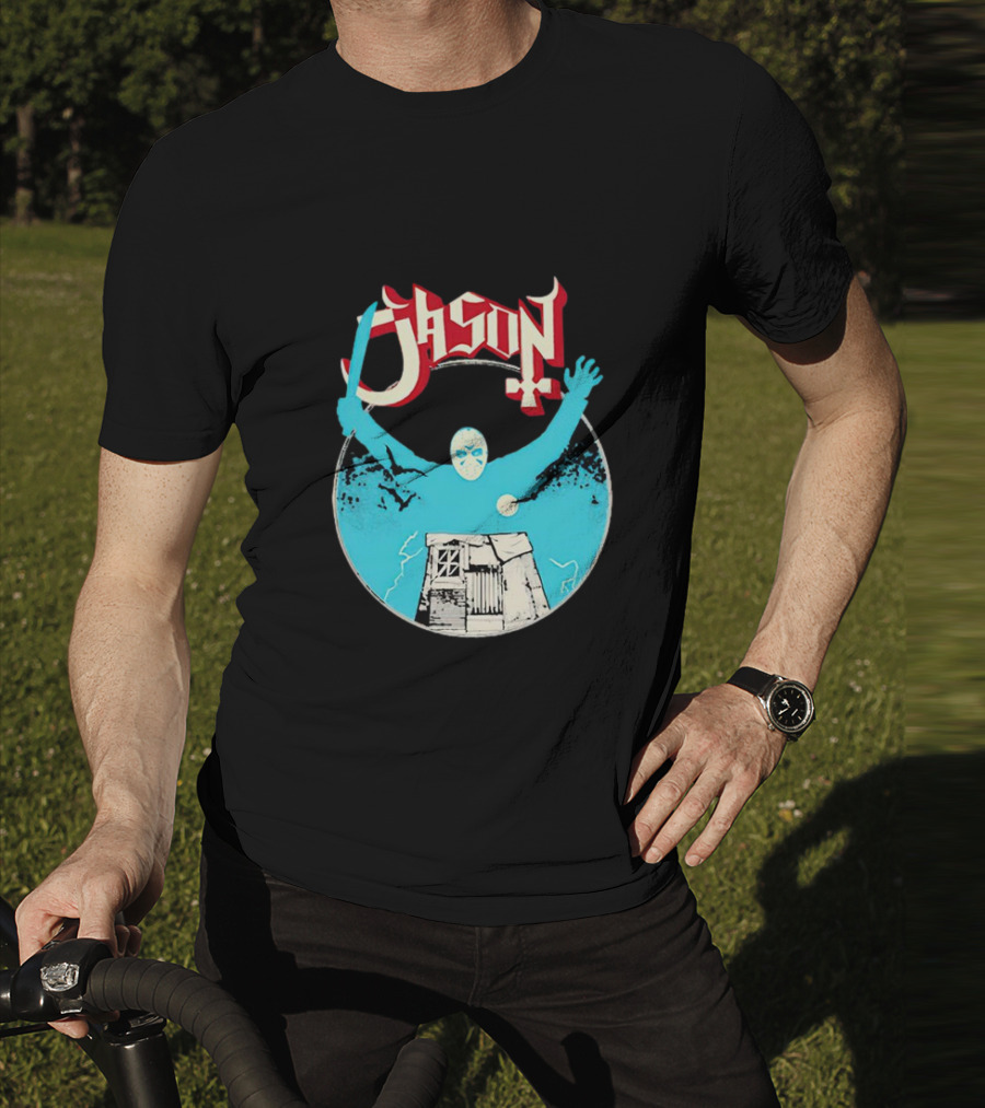 Jason Ghost Heavy Metal Turbo Cabin And Mask T-Shirt