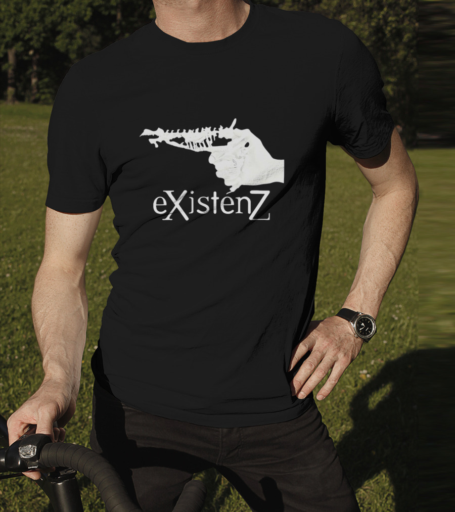 Gristle EXistenZ Skeletal Gun T-Shirt