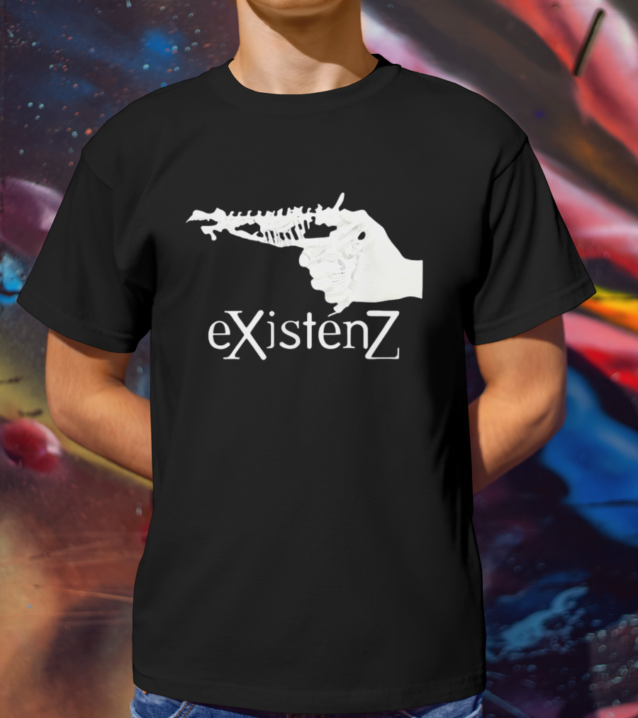 Gristle EXistenZ Skeletal Gun T-Shirt