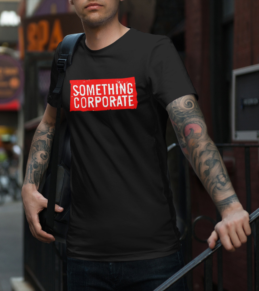 Something Corporate Bold Red Iconic T-Shirt