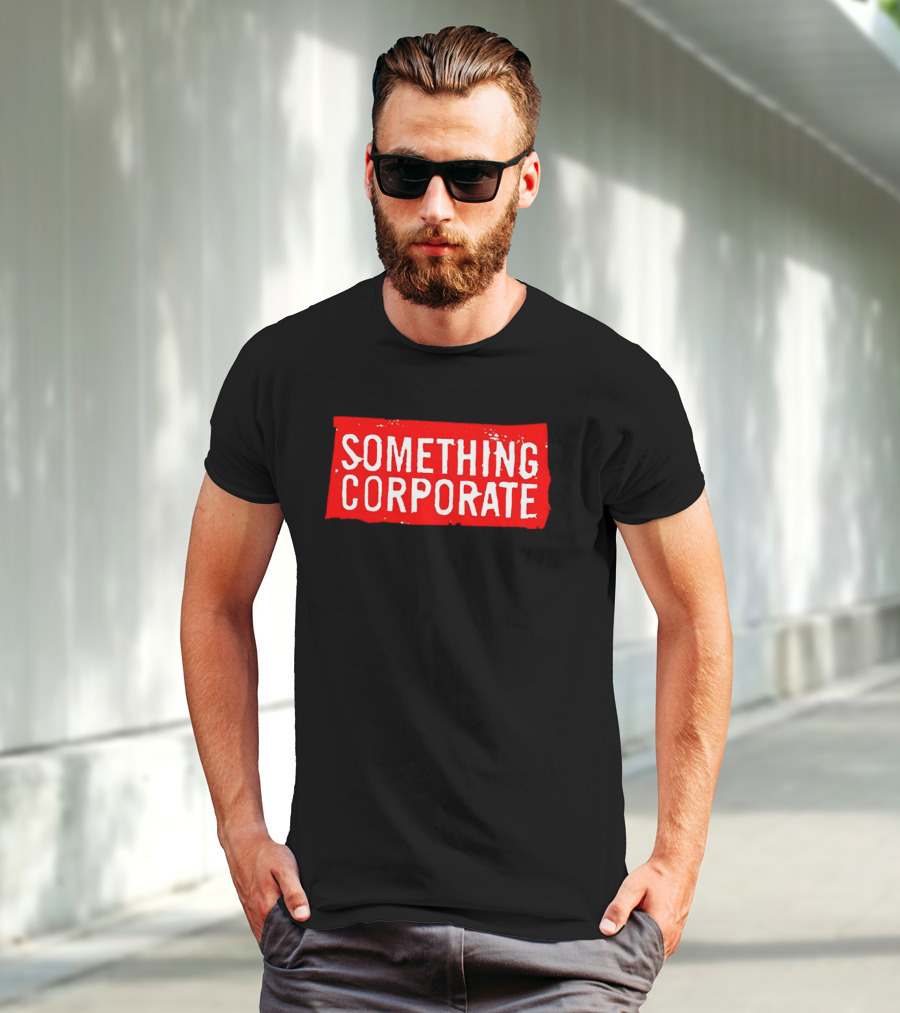 Something Corporate Bold Red Iconic T-Shirt