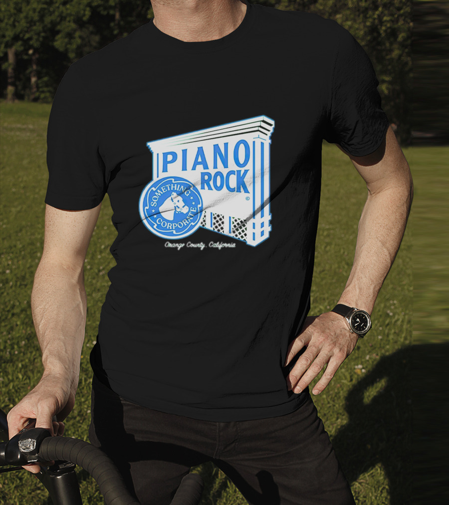 Piano Rock Something Corporate Orange County California T-Shirt