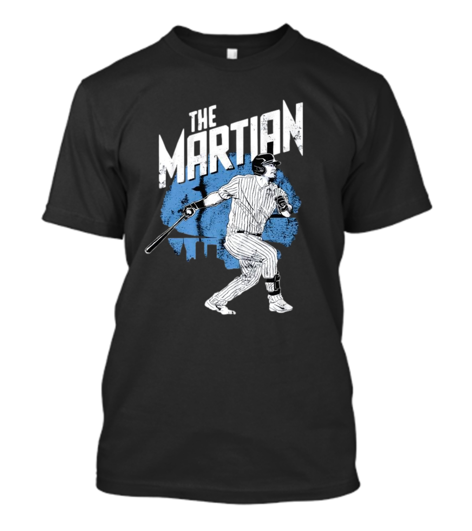 The Martian Jasson Dominguez New York Yankees Baseball Player Skyline T-Shirt