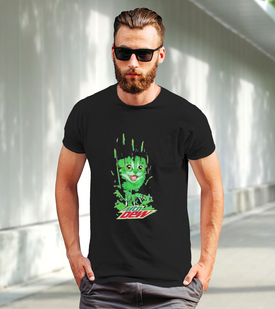 Mtn Dew Green Cat Splash T-Shirt