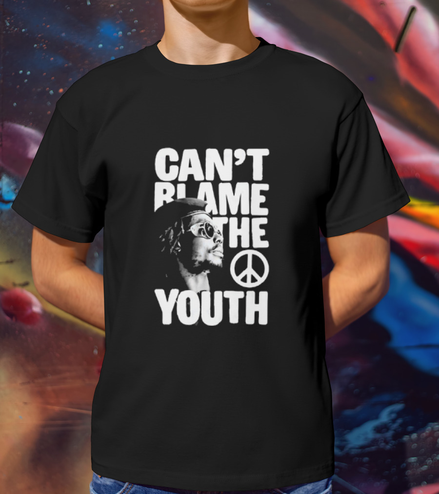 Can't Blame The Youth Peace Symbol Peter Tosh T-Shirt