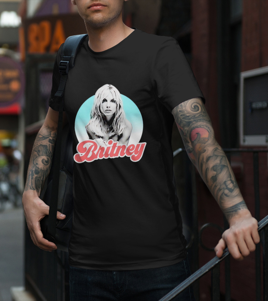 Britney Spears Retro Style Bootleg Fan T-Shirt
