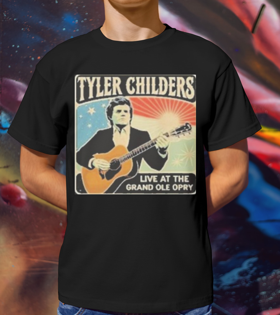 Tyler Childers Live Performance With Guitar At The Grand Ole Opry Iconic Event T-Shirt