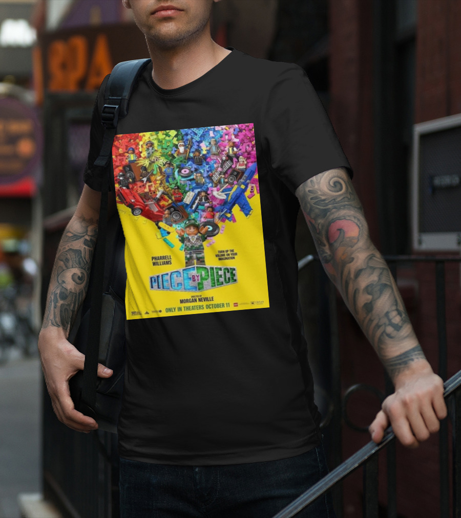 PHARRELL WILLIAMS PIECE BY PIECE TURN UP THE VOLUME OF YOUR IMAGINATION RELEASING IN THEATERS OCTOBER 11 T-Shirt