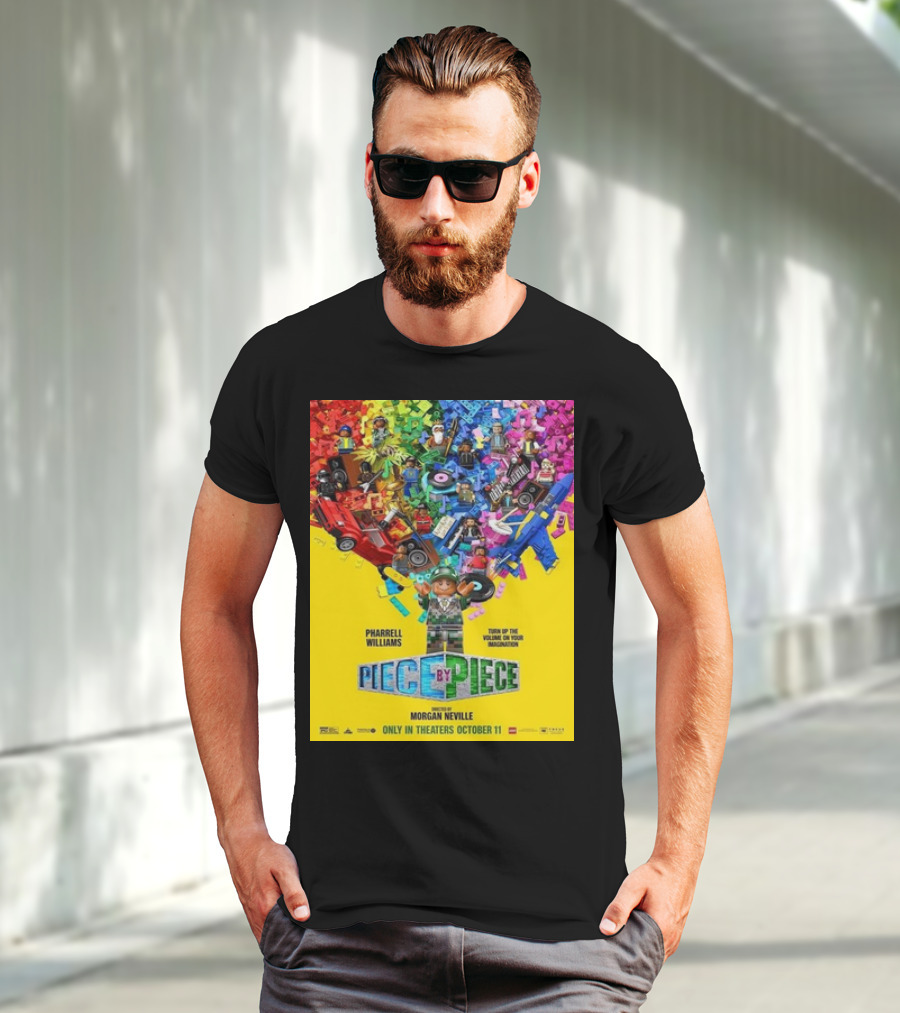PHARRELL WILLIAMS PIECE BY PIECE TURN UP THE VOLUME OF YOUR IMAGINATION RELEASING IN THEATERS OCTOBER 11 T-Shirt