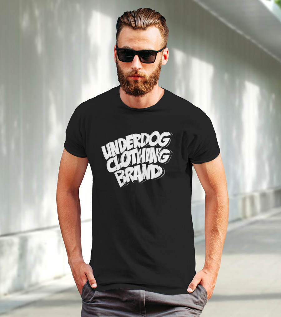 UNDERDOG CLOTHING BRAND Streetwear Bold Lettering T-Shirt