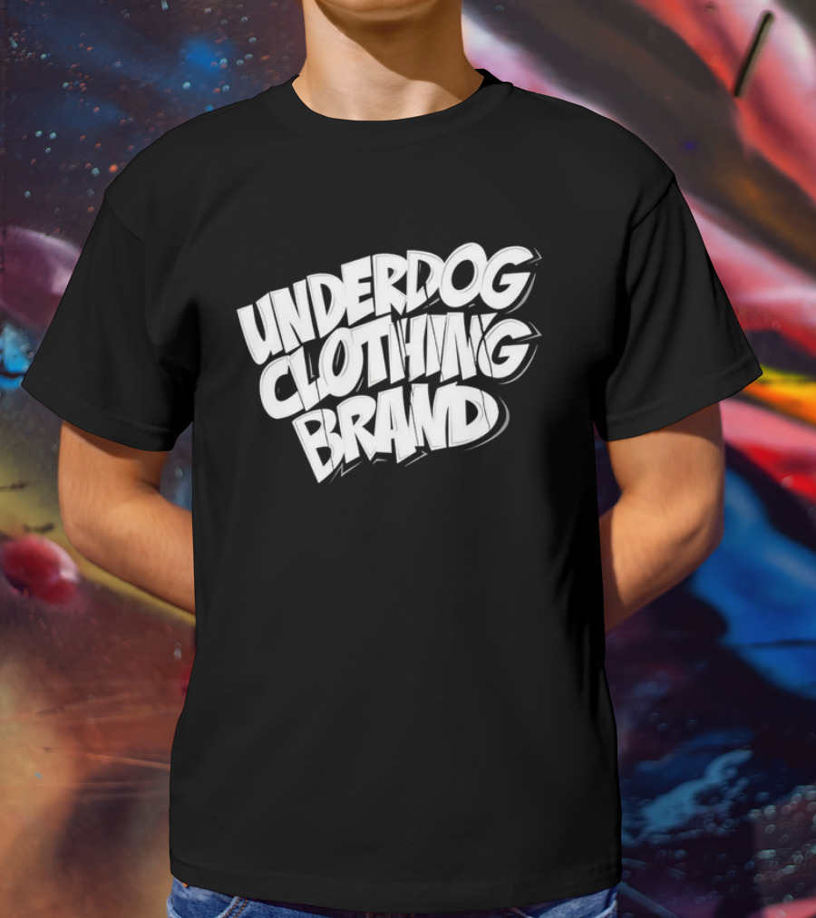 UNDERDOG CLOTHING BRAND Streetwear Bold Lettering T-Shirt