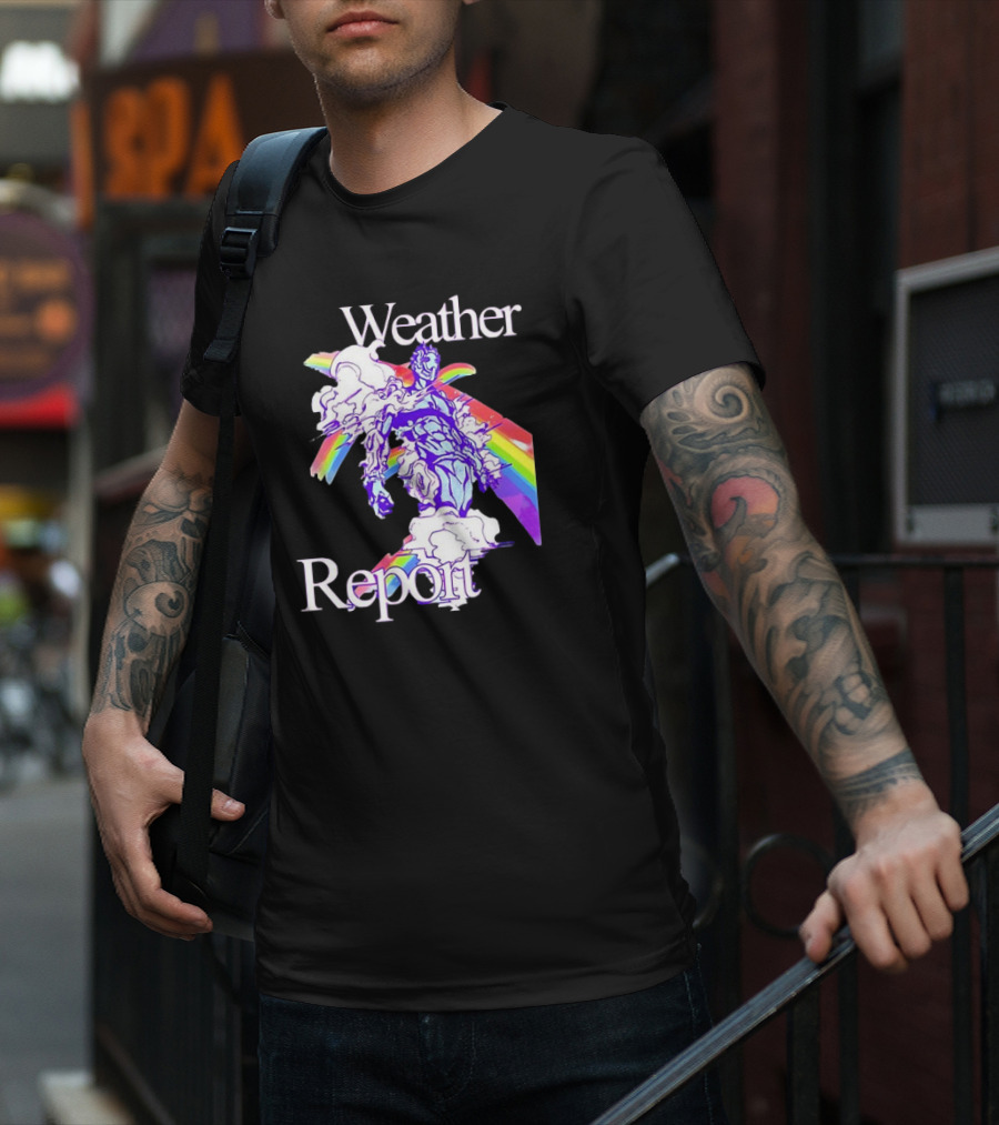 Weather Report JoJo's Bizarre Adventure Rainbow Character T-Shirt