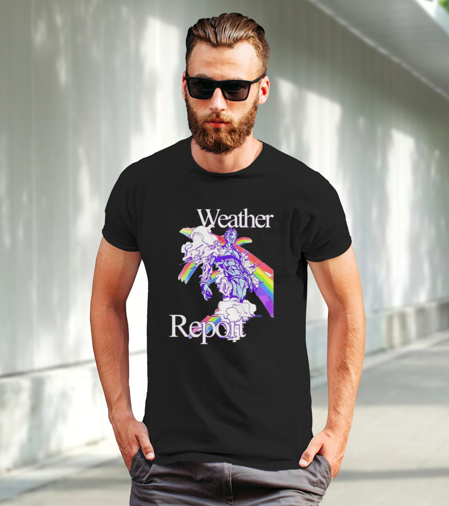 Weather Report JoJo's Bizarre Adventure Rainbow Character T-Shirt