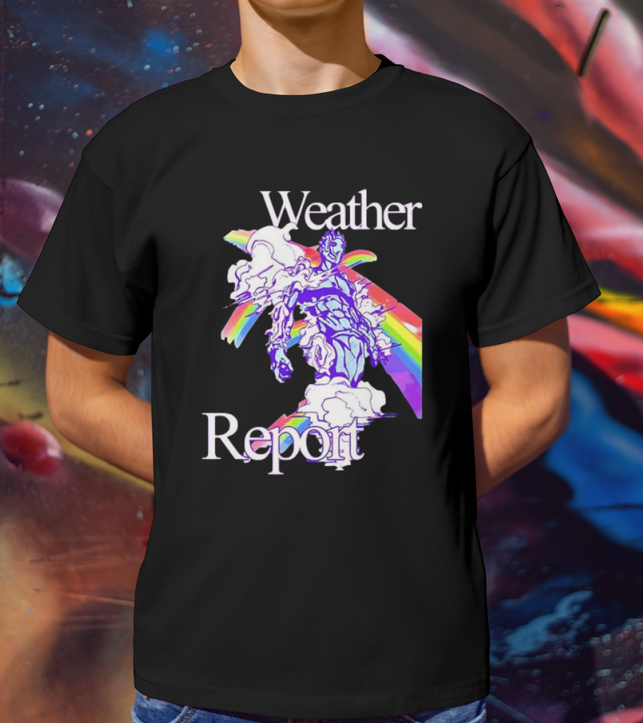 Weather Report JoJo's Bizarre Adventure Rainbow Character T-Shirt