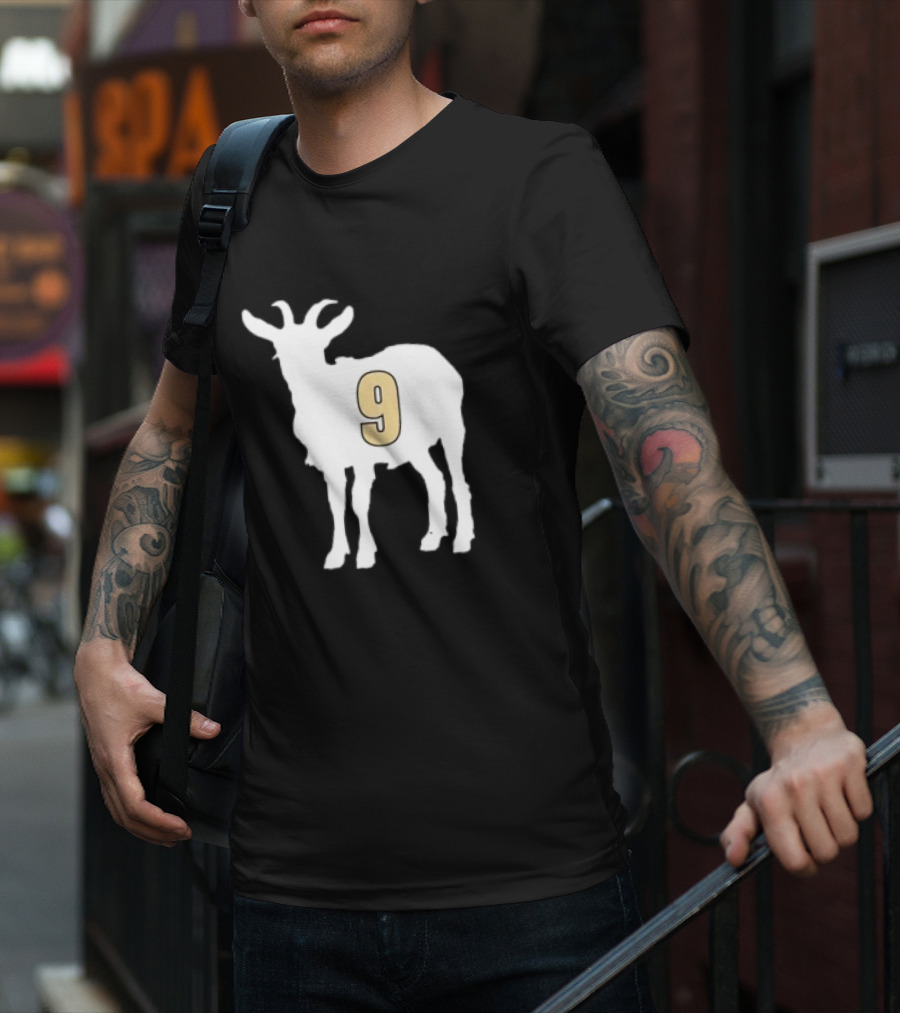 9 GOAT Joe Burrow LSU Tigers T-Shirt