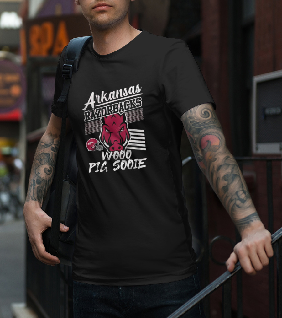 Arkansas Razorbacks Wooo Pig Sooie Team T-Shirt