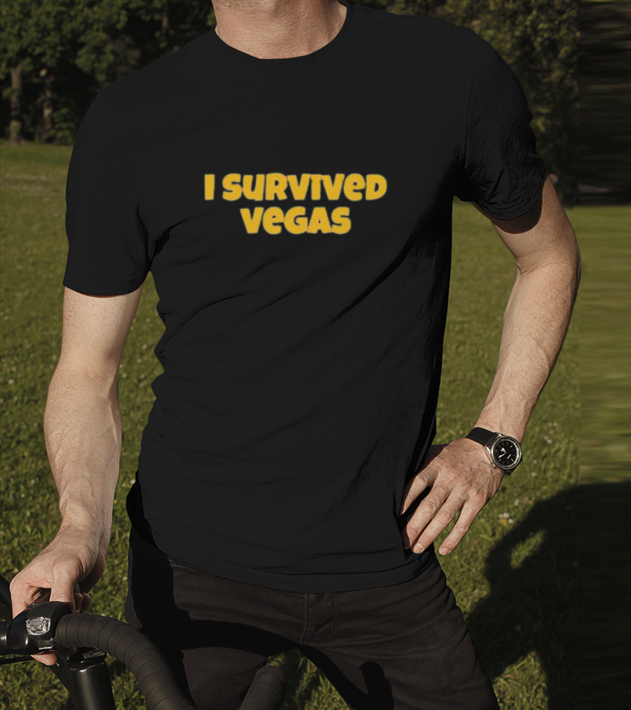 I Survived Vegas LSU Tigers T-Shirt