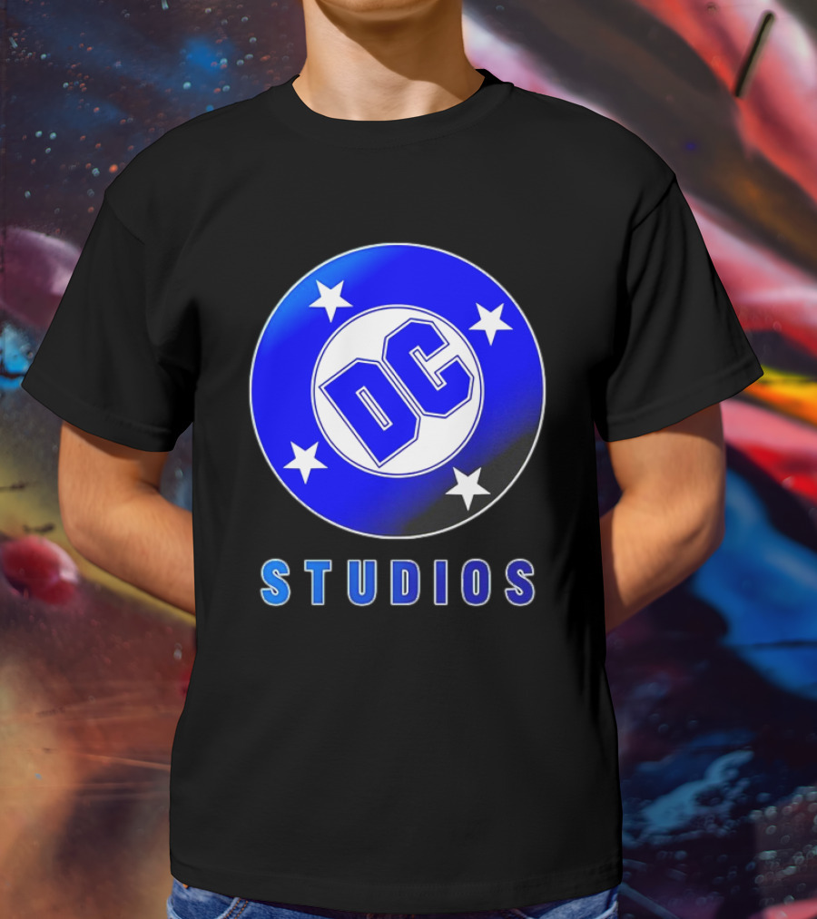 James Gunn DC Studios Logo With Stars T-Shirt