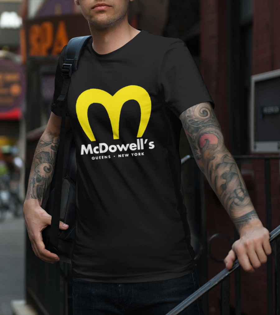 McDowell’s Queens New York Logo Yellow Arch T-Shirt