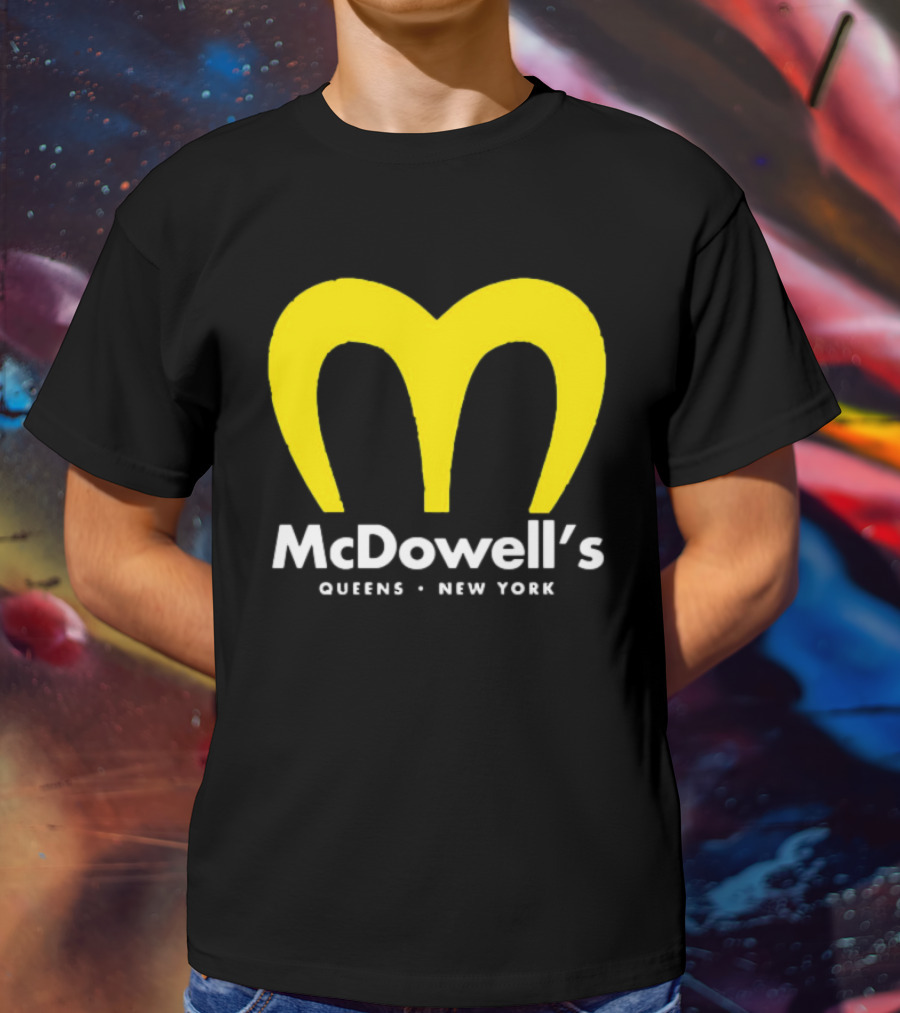 McDowell’s Queens New York Logo Yellow Arch T-Shirt