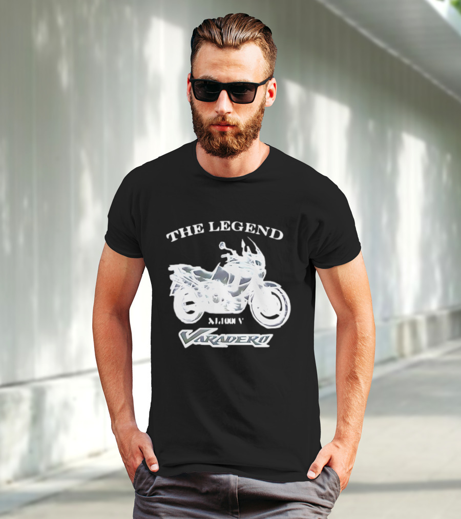 The Legend Varadero XL1000V Motorcycle Icon Text Highlight T-Shirt