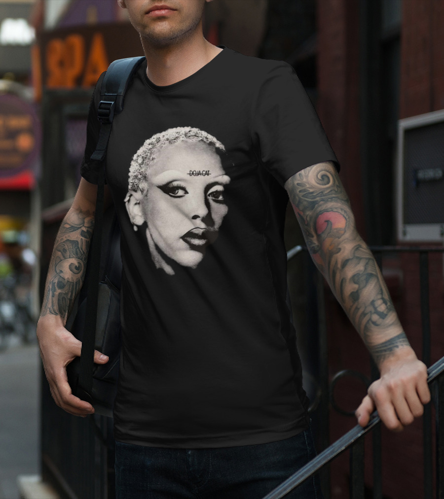 Doja Cat Claude Monochrome T-Shirt