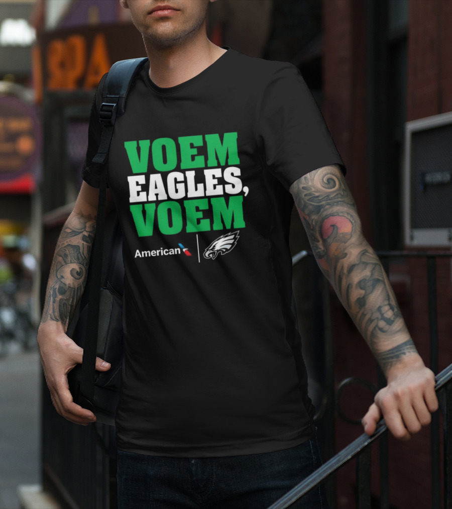 Voem Eagles Voem Philadelphia Eagles American Airlines T-Shirt