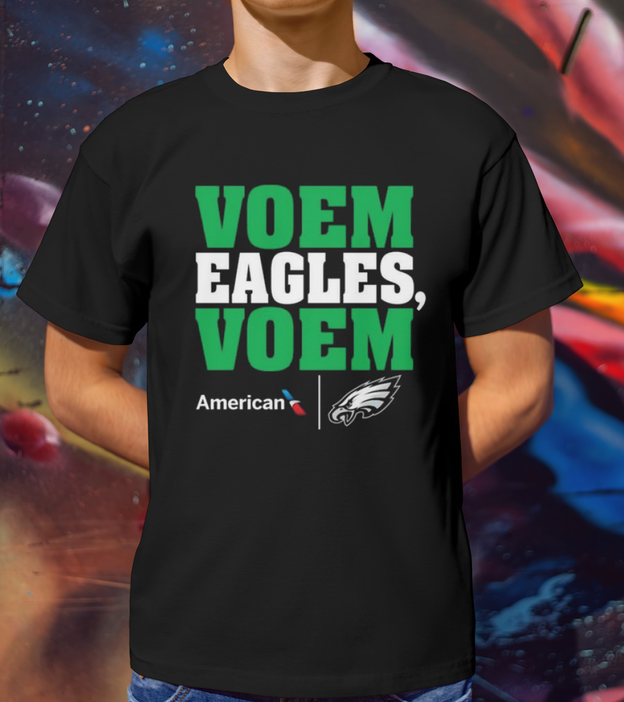 Voem Eagles Voem Philadelphia Eagles American Airlines T-Shirt