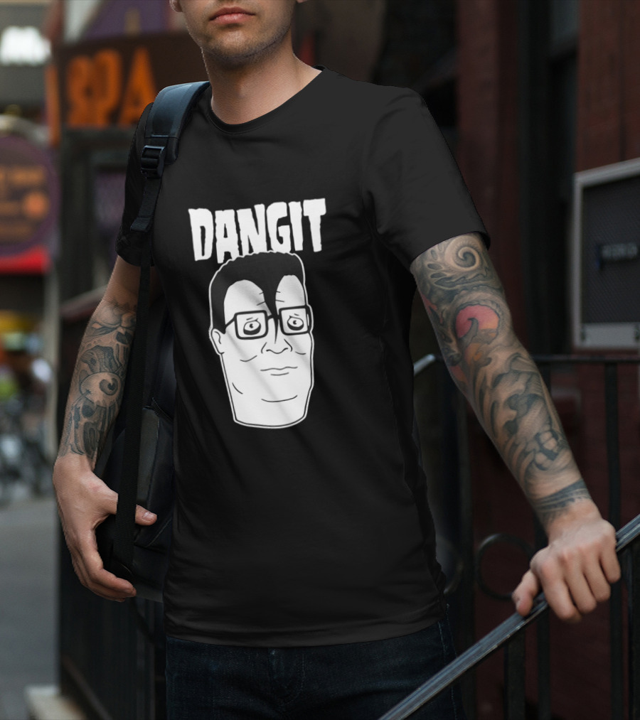 Hank Hill Danzig Mashup Dangit Face T-Shirt