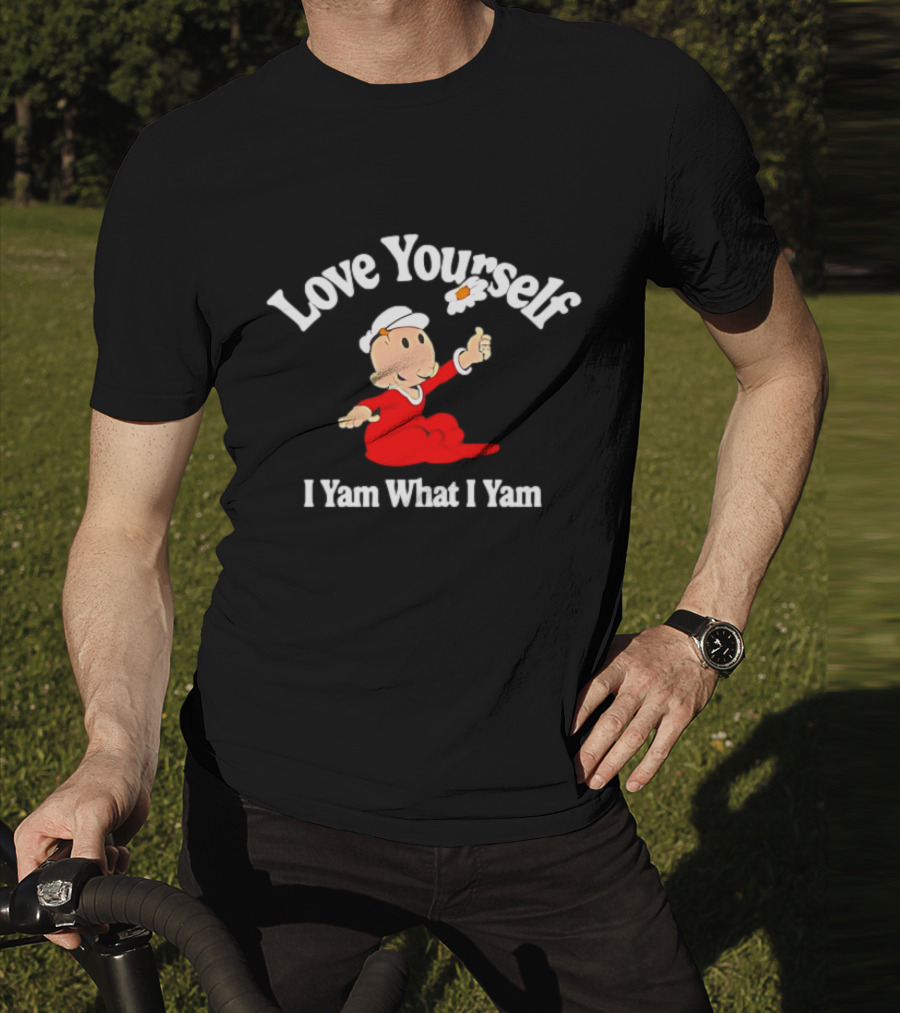 Popeye Love Yourself I Yam What I Yam Thumbs Up T-Shirt