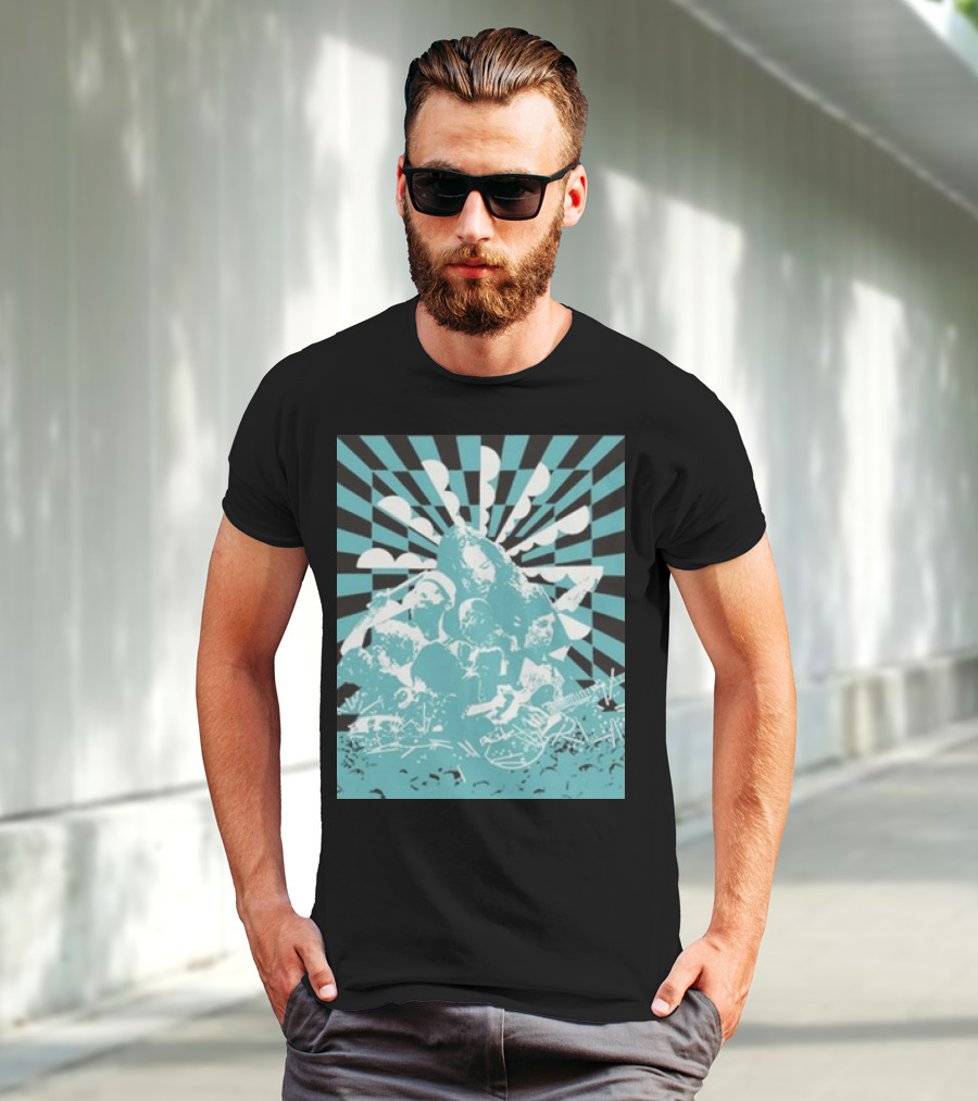 The War On Drugs Optical Collage Sunburst Band Montage T-Shirt