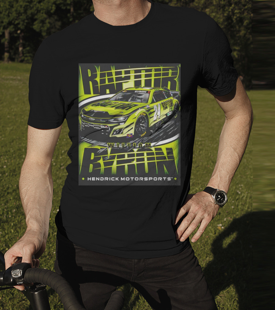 William Byron Raptor Car NASCAR Hendrick Motorsports Collection T-Shirt