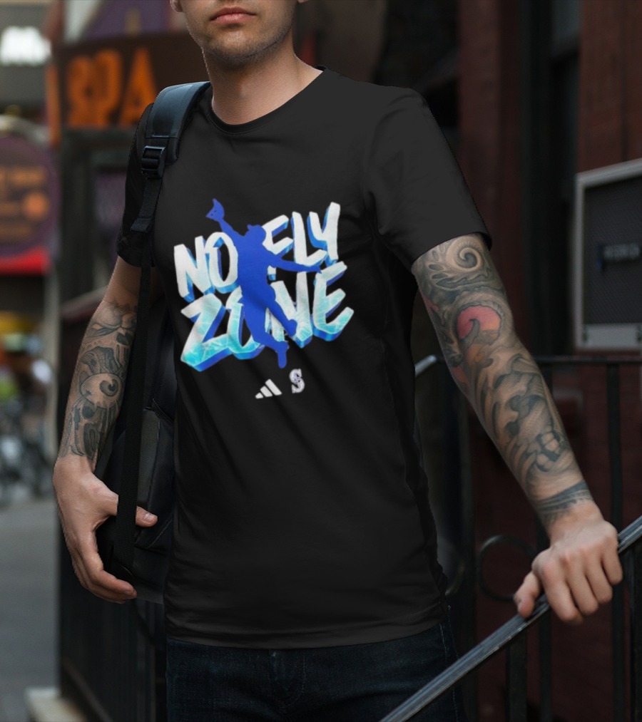No Fly Zone Julio Rodriguez Mariners Baseball T-Shirt
